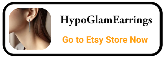 Hypo Glam Earrings - Hypoallergenic Jewelry